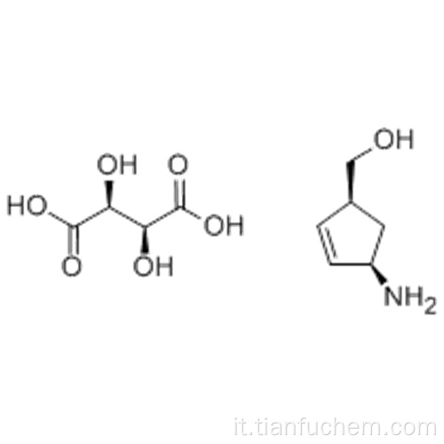 (1S-cis) -4-Amino-2-ciclopentene-1-metanolo D-idrogeno TATTA CAS 229177-52-0